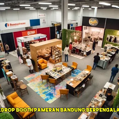 backdrop booth pameran bandung berpengalaman